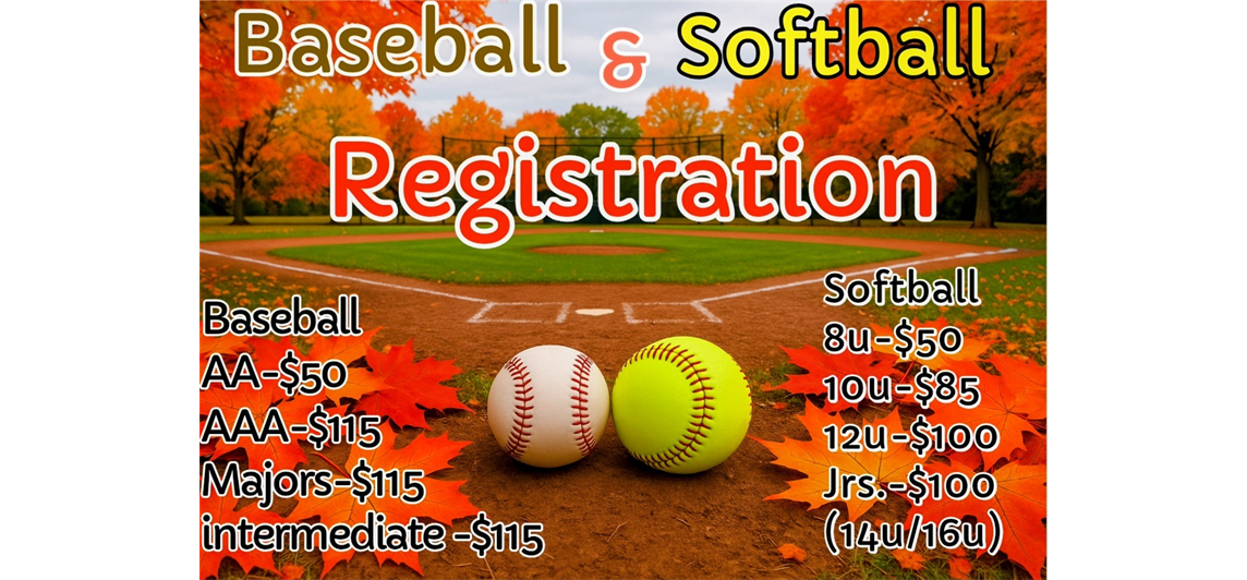 2025 Fall Ball Registration is Open!