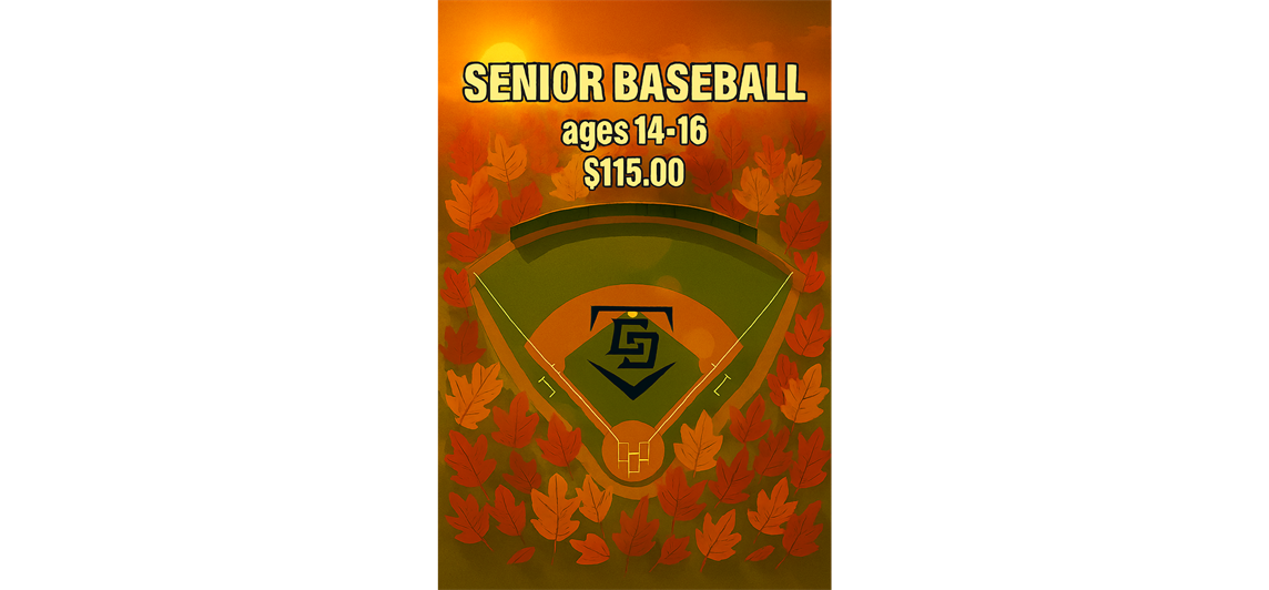 Senior Baseball Registration is open!